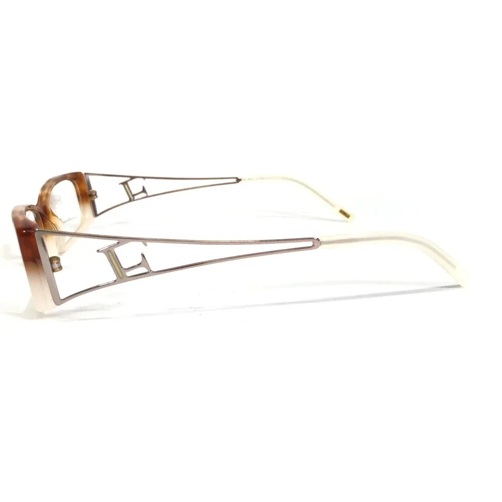 Furla Eyeglasses Frames TATIANA VU4553 COL.6FM Tortoise Ivory Gold 53-16-140